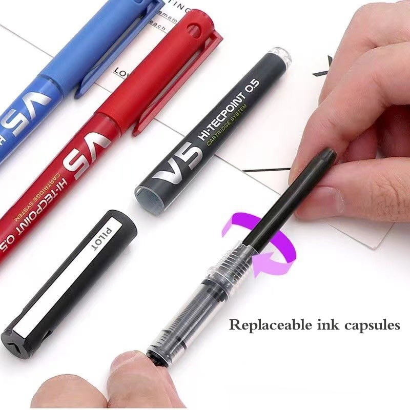 5 Pcs PILOT Gel Pen BXC-V5/V7  - Pilot Pen V5 recensione e prezzo