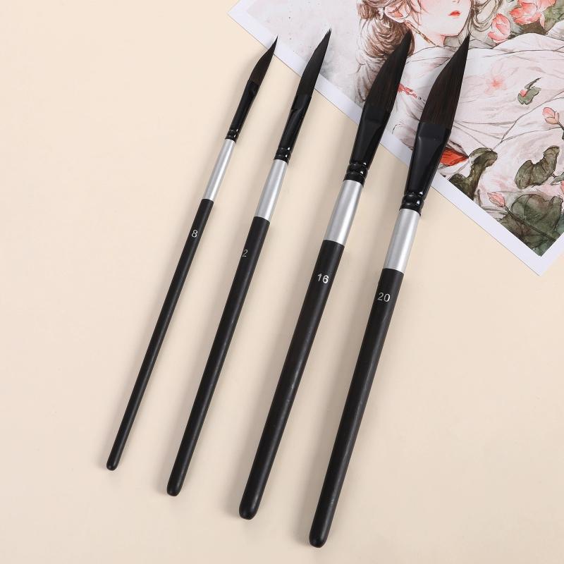 Set di 4 pennelli a filo elast - Gouache Paint Set recensione e prezzo