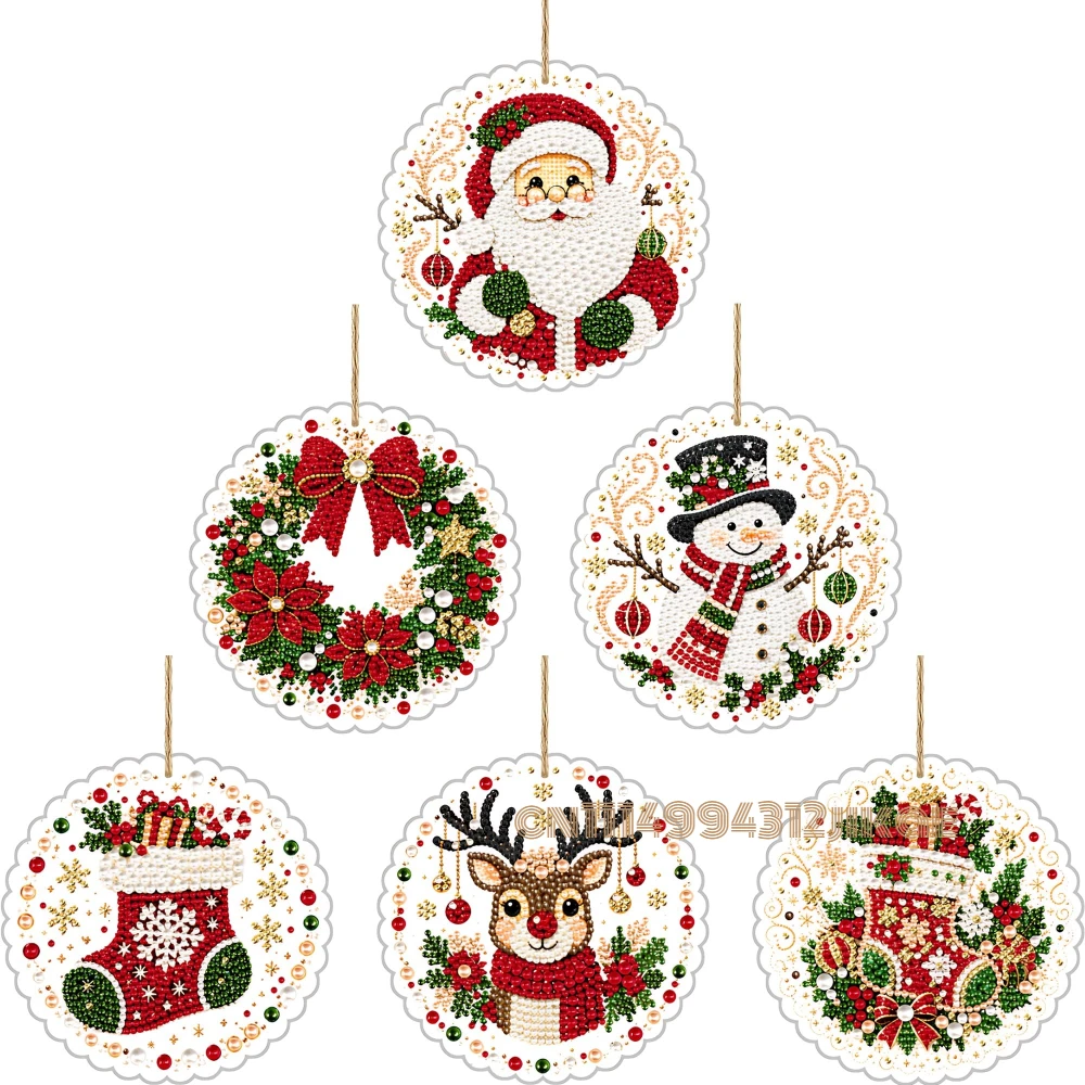 6 pezzi di decorazioni nataliz - Art Craft Kit recensione e prezzo