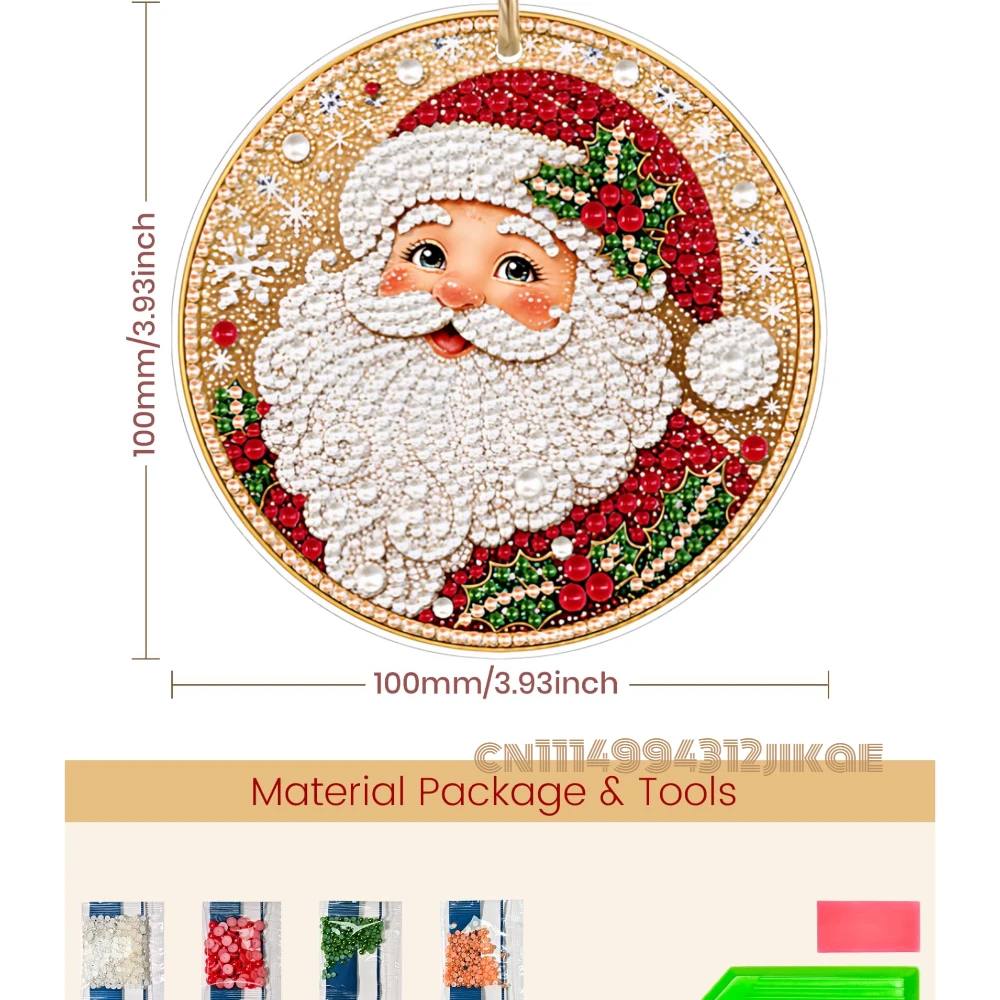 6 pezzi di decorazioni nataliz - Art Craft Kit recensione e prezzo