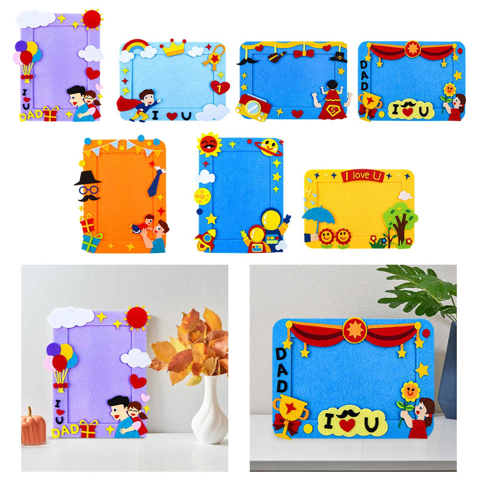 Cornice per foto fai-da-te, re - Art And Craft For Father'S Day recensione e prezzo
